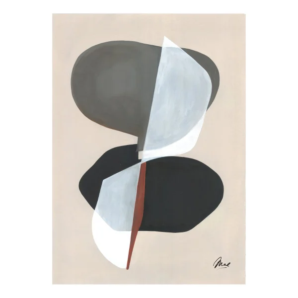 Paper Collective Composition 01 Poster 70 x 100cm