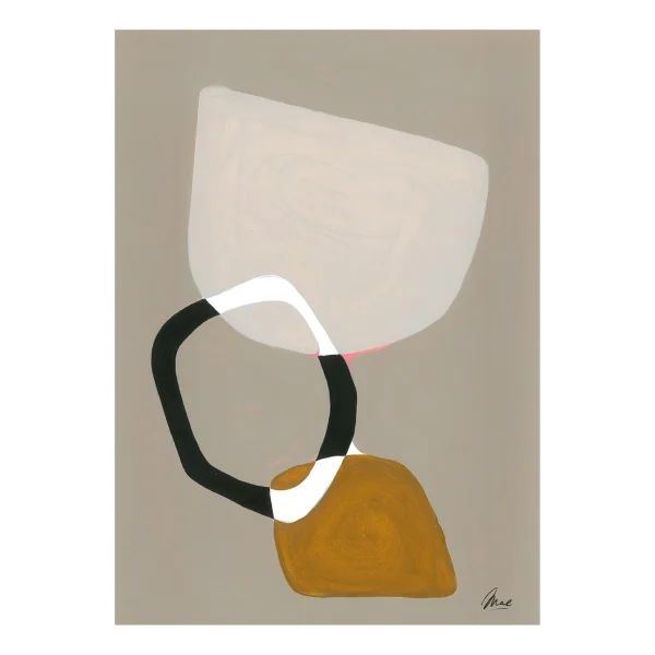 Paper Collective Composition 03 Poster 70 x 100cm