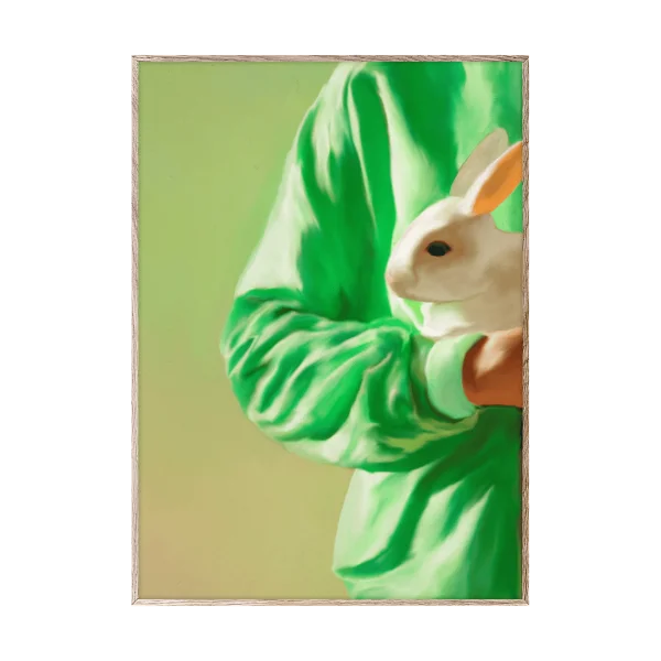 Paper Collective White Rabbit Poster 70 x 100cm
