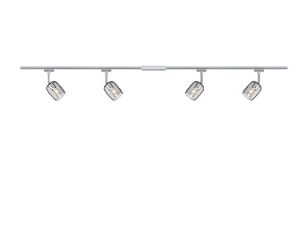 Paulmann - Blossom 4 Deckenleuchte Urail-set Chrom/Smoke