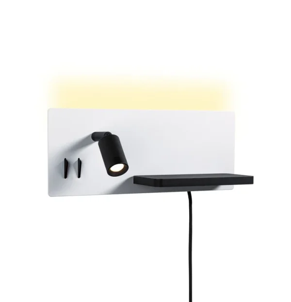 Paulmann - LED-Wandlampe Serra, schwarz, 2.700K, rechts