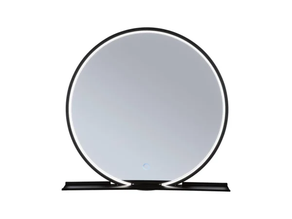 Paulmann - Miro LED Illuminated Spiegel TW IP44 Amb. Mirror/Matt Schwarz