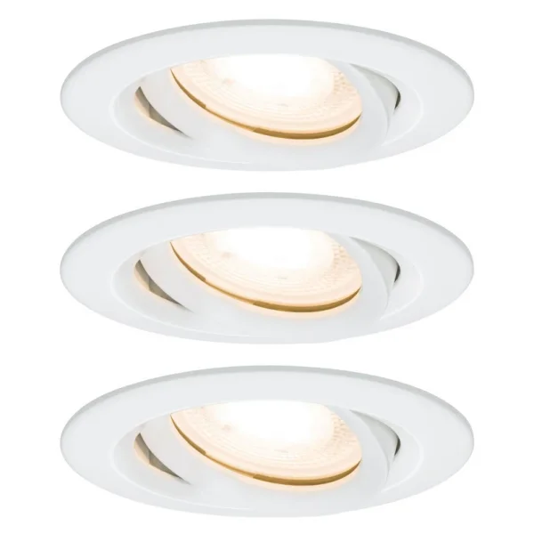 Paulmann - Nova LED-Einbauspot, dimmbar, IP65, weiß