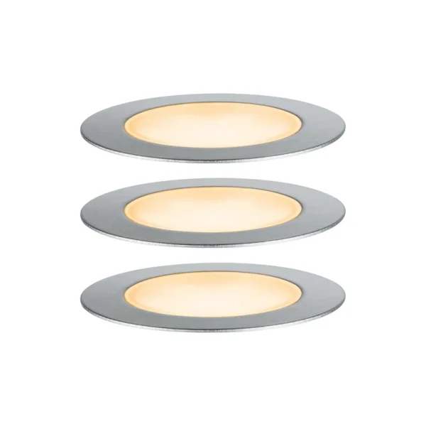 Paulmann - Plug & Shine LED-Einbaulampe 2 W 3er-Set, IP67