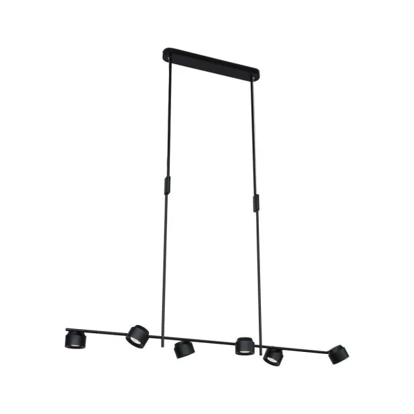 Paulmann - Puric Pane 6 Pendelleuchte Fixed Zigbee Dim. Schwarz