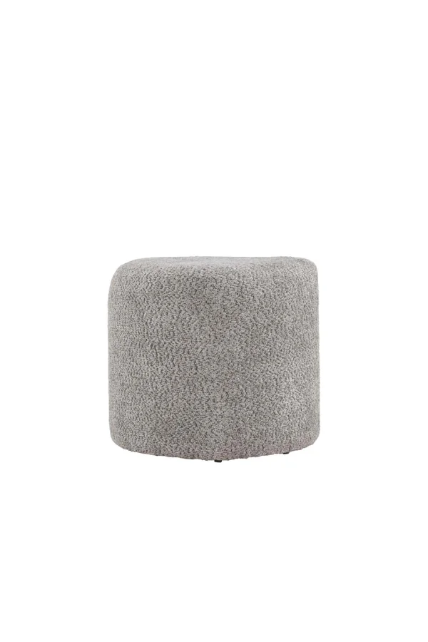 Peg Pouf Ø46cm grau.