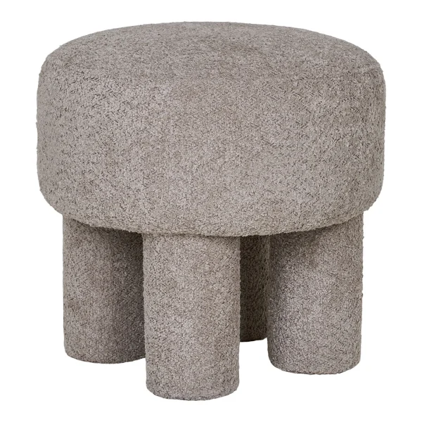 Perth Pouf Hellgrau.