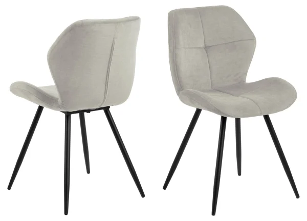 Petri Esszimmerstuhl beige, schwarz.