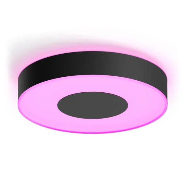 Philips Hue - Infuse LED-Deckenlampe, 38,1cm schwarz, dim.