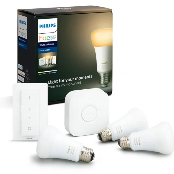 Philips Hue -  White Amb. Starter Kit 3 E27