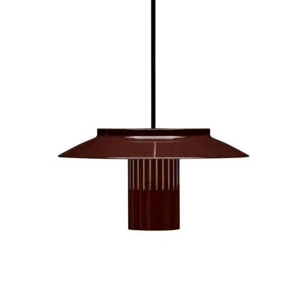 Pholc - Lille 24 Hängelampe, dunkelrot, Aluminium, Ø 24 cm