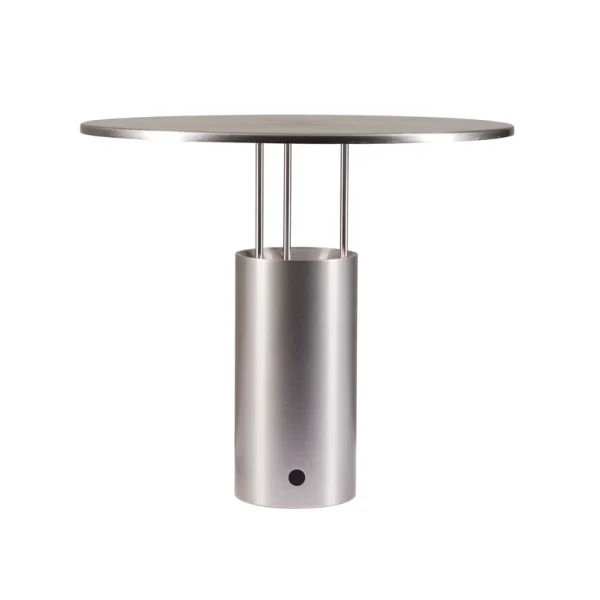 Piet Hein - Tempel280 LED-Tischleuchte, silber, Höhe 24,5 cm