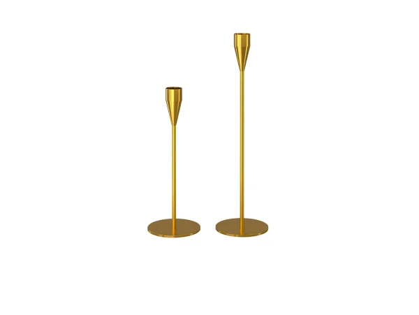 Piet Hein - Venus & Jupiter Maxi Kerzenhalter Set Brass