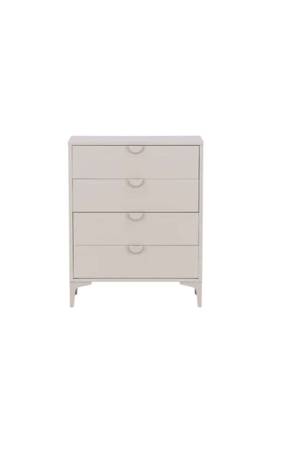 Piring Kommode 4 Schubladen beige.
