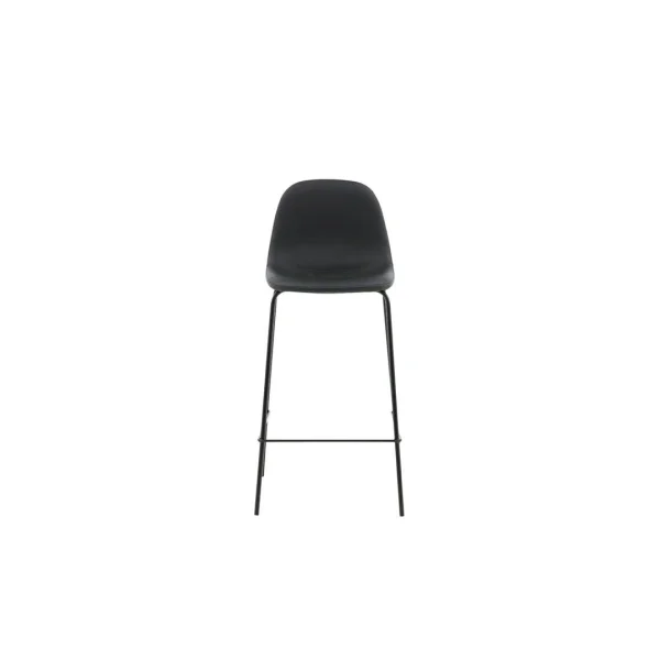 Polar Barhocker PU Kunstleder schwarz.