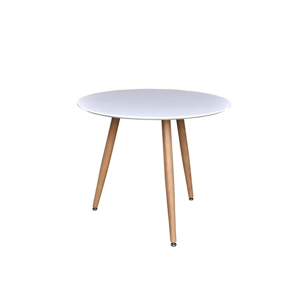 Polar Esstisch Ø90 cm weiß.