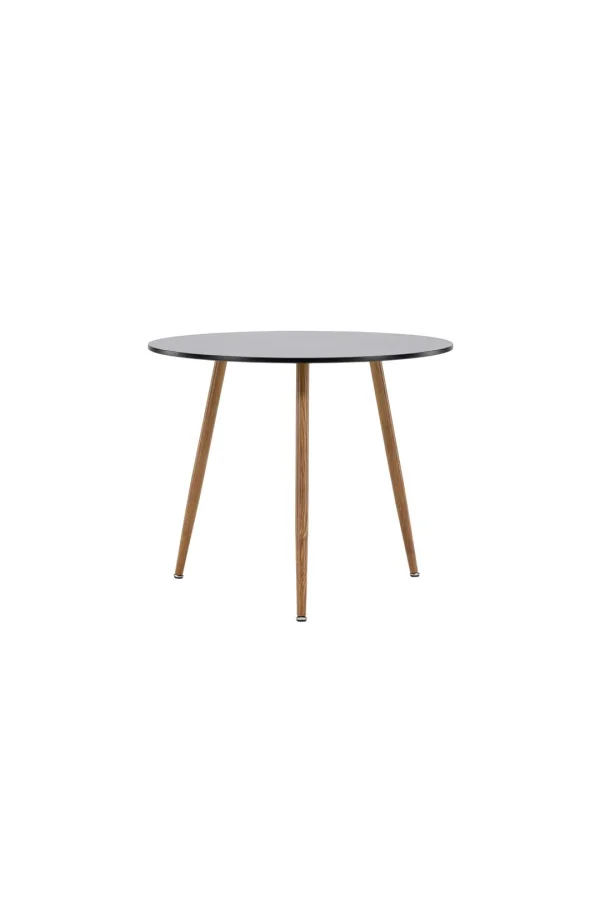 Polar Esstisch Ø90cm schwarz.
