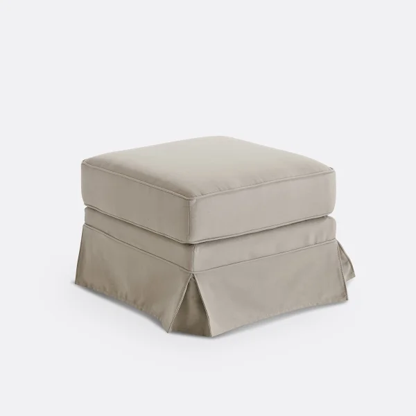 Polsterhocker Adelia, Baumwolle, Top-komfort