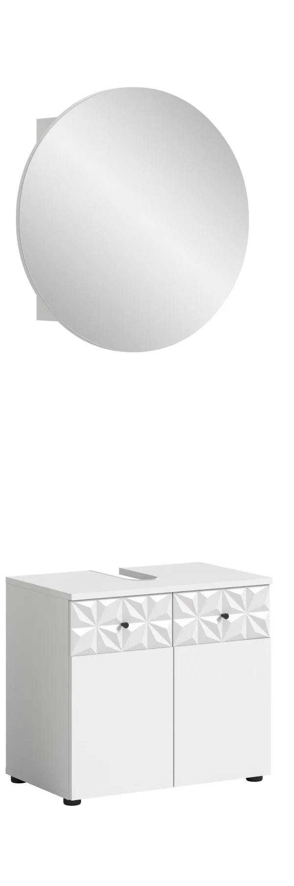 Prisma Badmöbelset P6 Weiß.