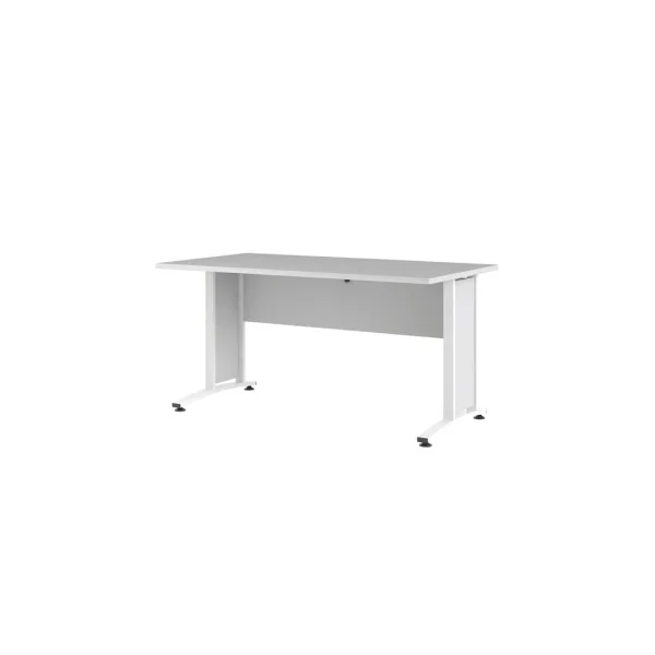 Prisme Schreibtisch Breite 150 cm weiss.