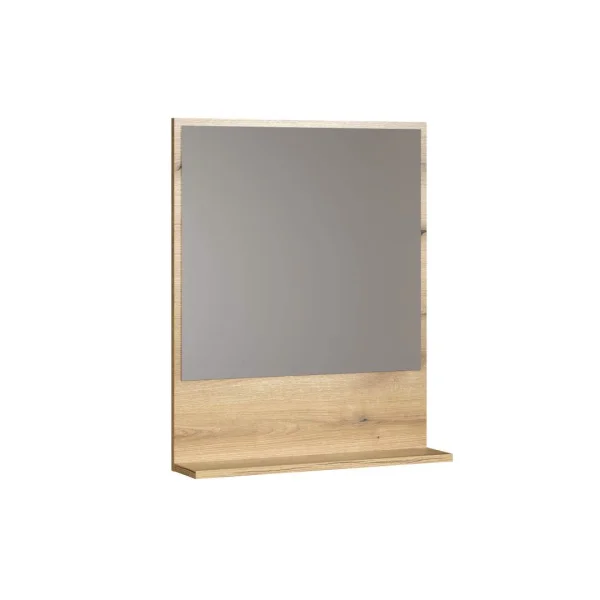 PureBliss Bad Spiegel 60cm mit Ablage Eiche dekor.