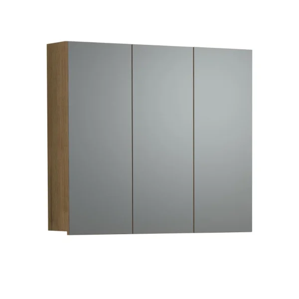 PureBliss Spiegelschrank Bad Eiche Dekor.
