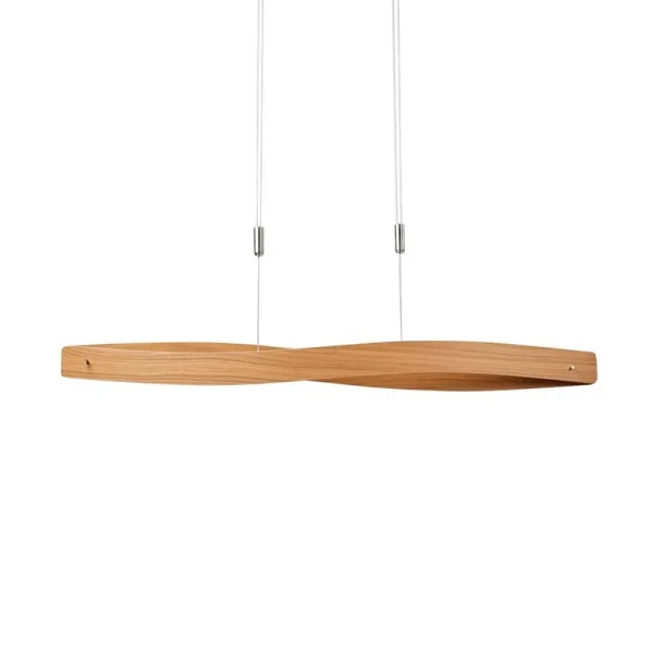 Quitani - Lian Pendelleuchte L119 Oak/Nickel Lucande