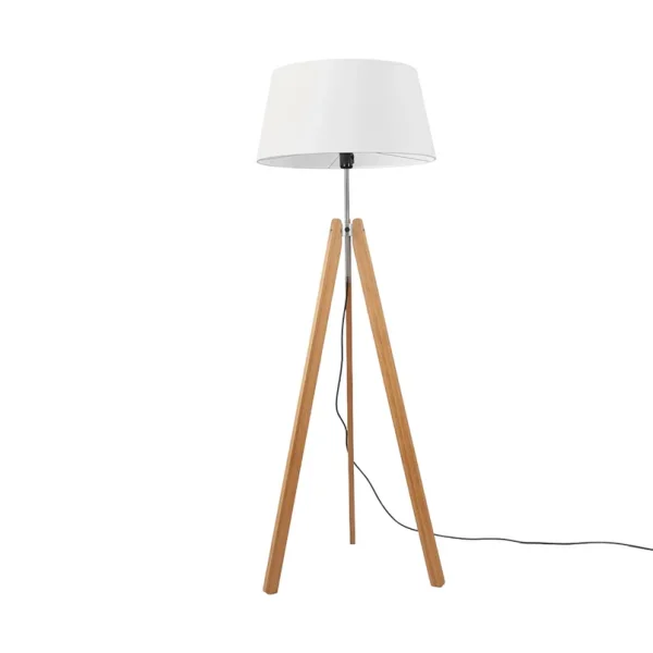 Quitani - Thea Stehleuchte White/Oak Lucande