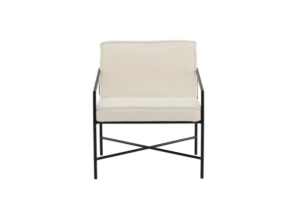 Rakel Sessel teddy Stoff offwhite.