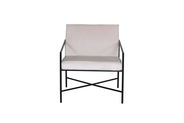Rakel Sessel Velour beige.
