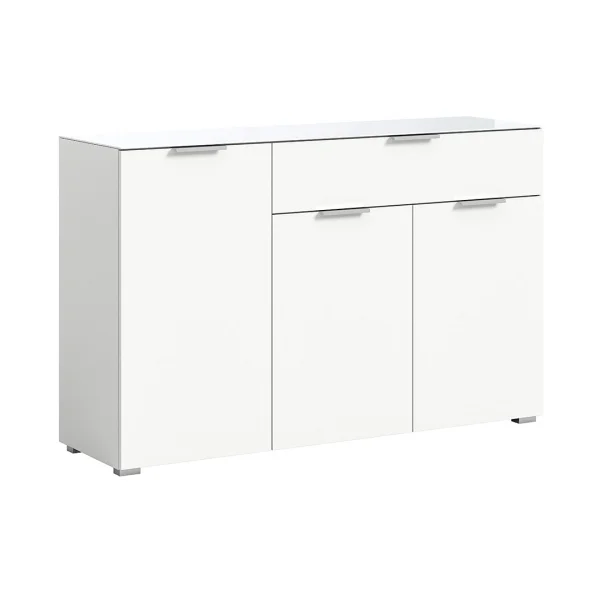 Ray Sideboard 1 Schublade 3 Türen weiß.