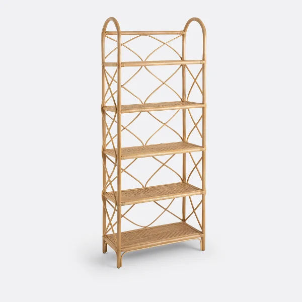 Regal Malu Mit 5 Böden, Rattan