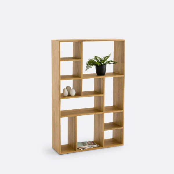 Regal Rymo, Asymmetrisch, Eiche