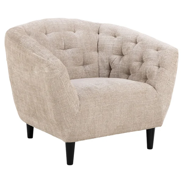 Ria Sessel Chenille beige.