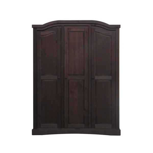 Rico Kleiderschrank 3-türig Breite 152 cm, Höhe 193, braun, gewachst/gebeitzt