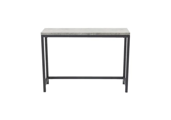 Rise Konsolentisch 30x110 cm Beton dekor, schwarz.