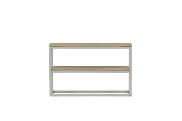Rise Konsolentisch mit Ablage 30x110 cm Esche dekor, grau.