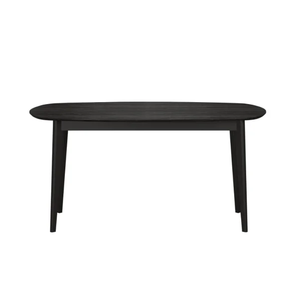 Ronin Esstisch 90x160cm Asche-Dekor schwarz.