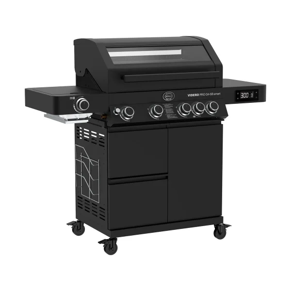 Rösle Videro PRO G4-SB Smart Vario + Gasgrill Matt schwarz
