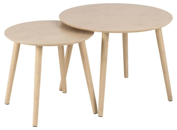 Roslin Couchtisch Satz von 2 Stk. natur.