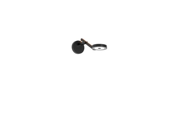 Rotaliana - String W0 Wandleuchte TW Matt Black/Orange