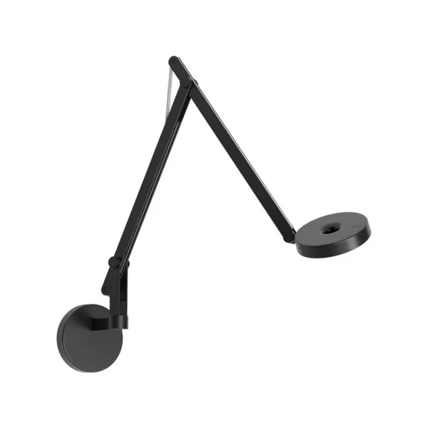Rotaliana - String W2 Mini Wandleuchte, DTW, schwarz/silber