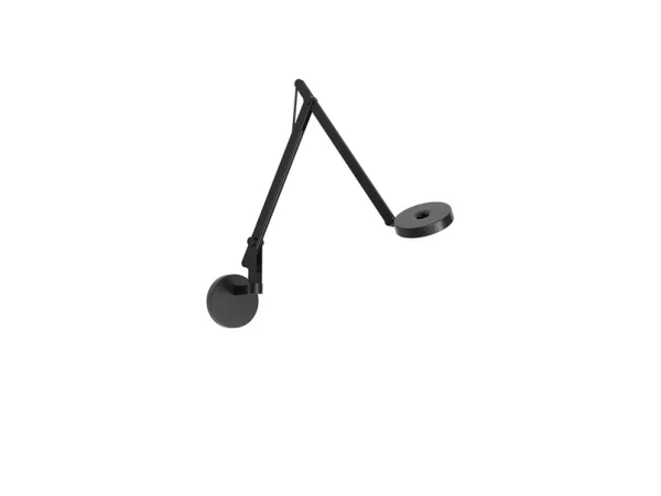 Rotaliana - String W2 Mini Wandleuchte TW Matt Black/Black