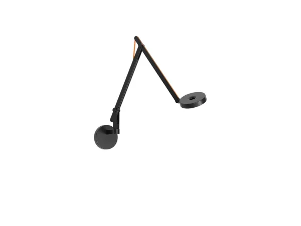 Rotaliana - String W2 Mini Wandleuchte TW Matt Black/Orange