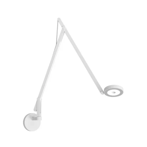 Rotaliana - String W2 Wandleuchte, DTW, matt/weiß/silber