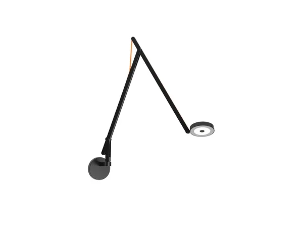 Rotaliana - String W2 Wandleuchte TW Matt Black/Orange