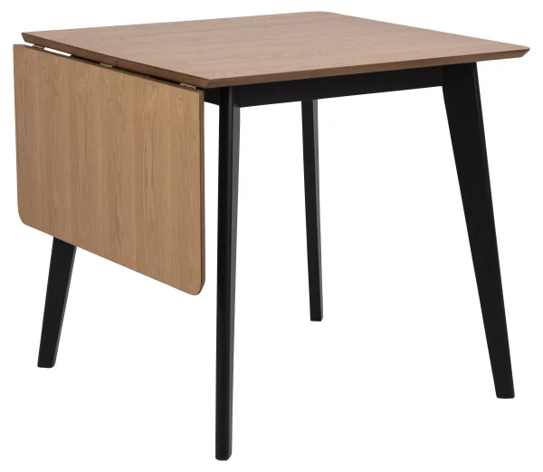Roxby Esstisch 80/120 cm mit 1 zusätzlichen Platte Natur.
