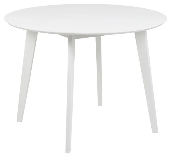 Roxby Esstisch Ø105 cm weiß.