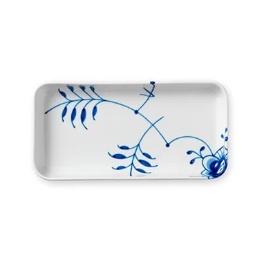 Royal Copenhagen Blue Fluted Mega rechteckiger Teller 24cm