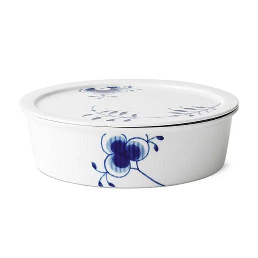 Royal Copenhagen Blue Fluted Mega Schale mit Deckel 145cl